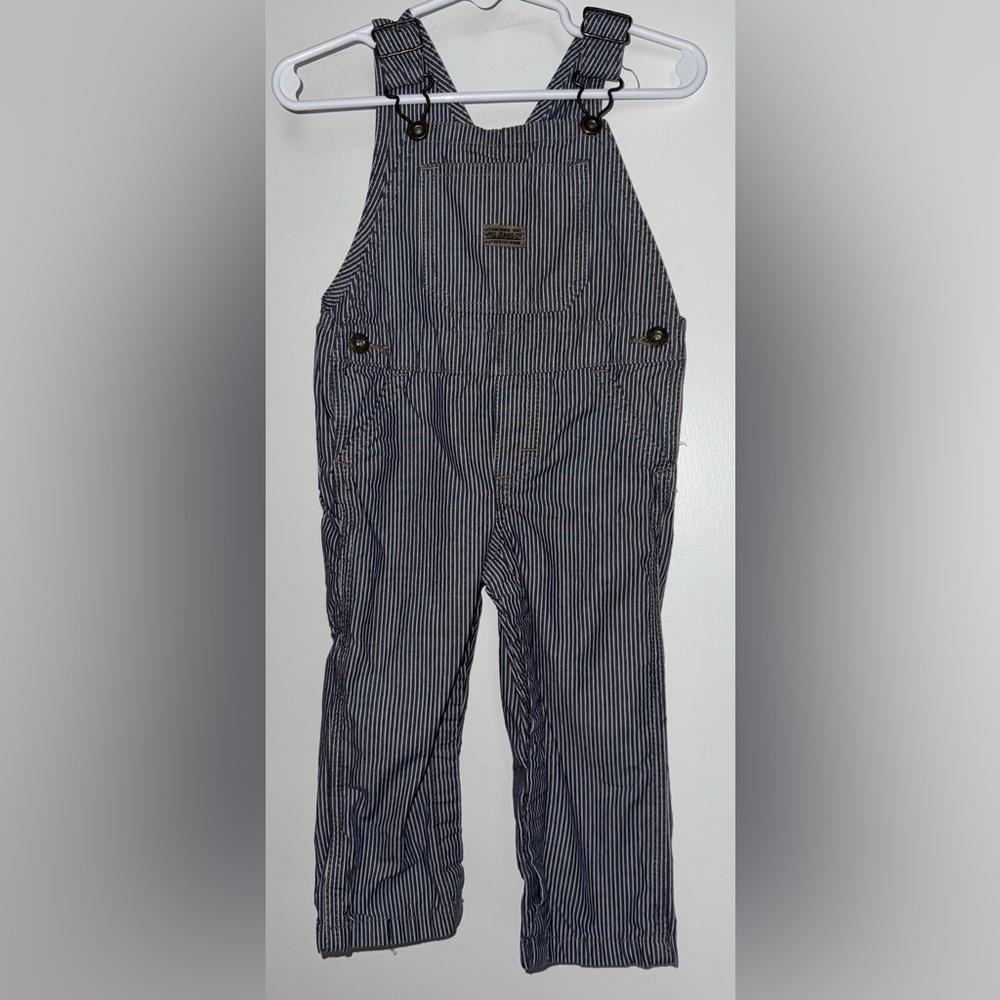Wrangler my first blue Striped Overalls 18 months